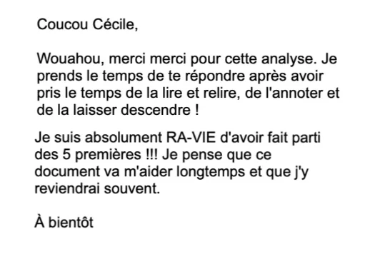 Témoignage