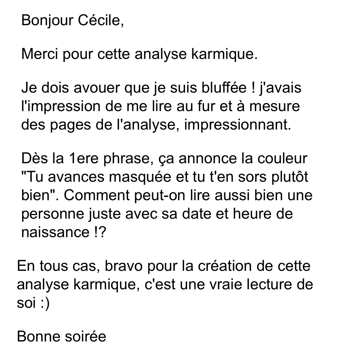 Témoignage