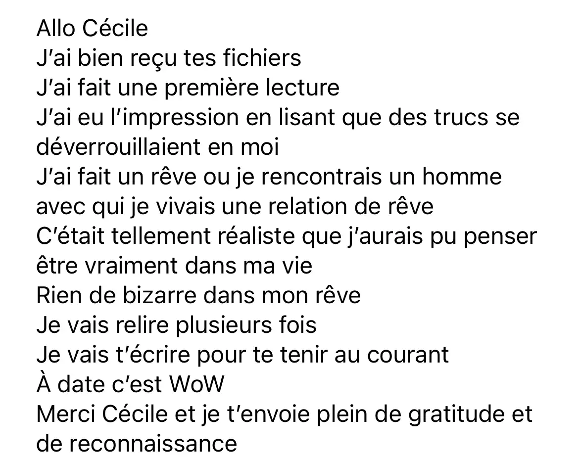 Témoignage