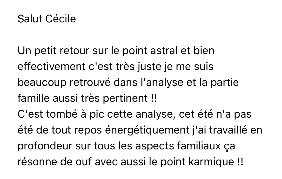 Témoignage