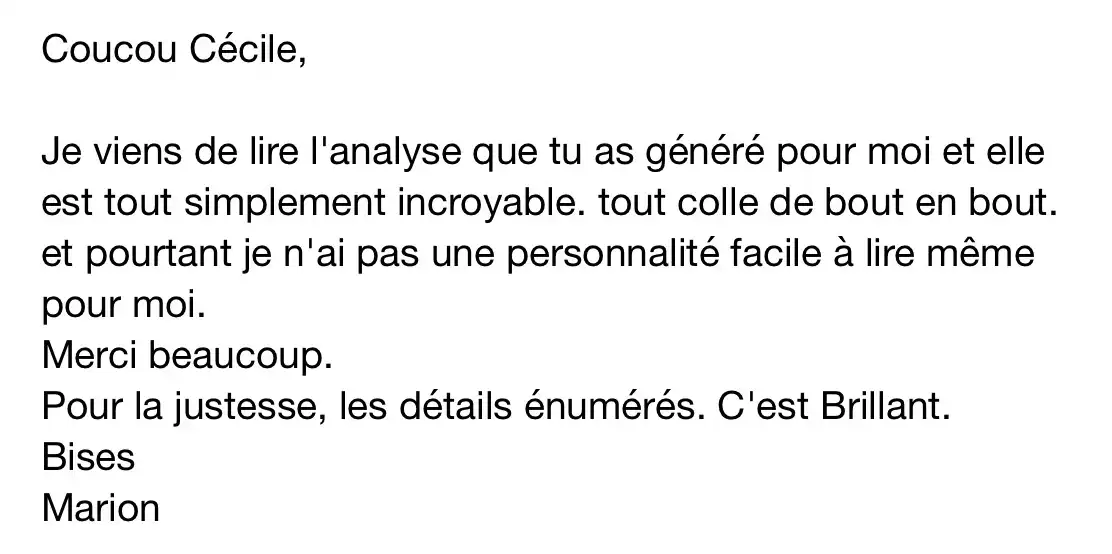 Témoignage