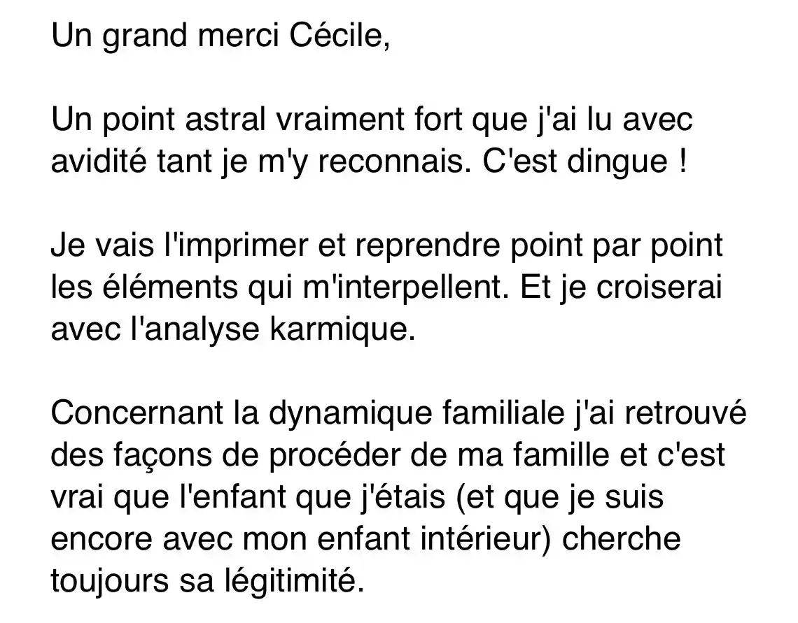 Témoignage