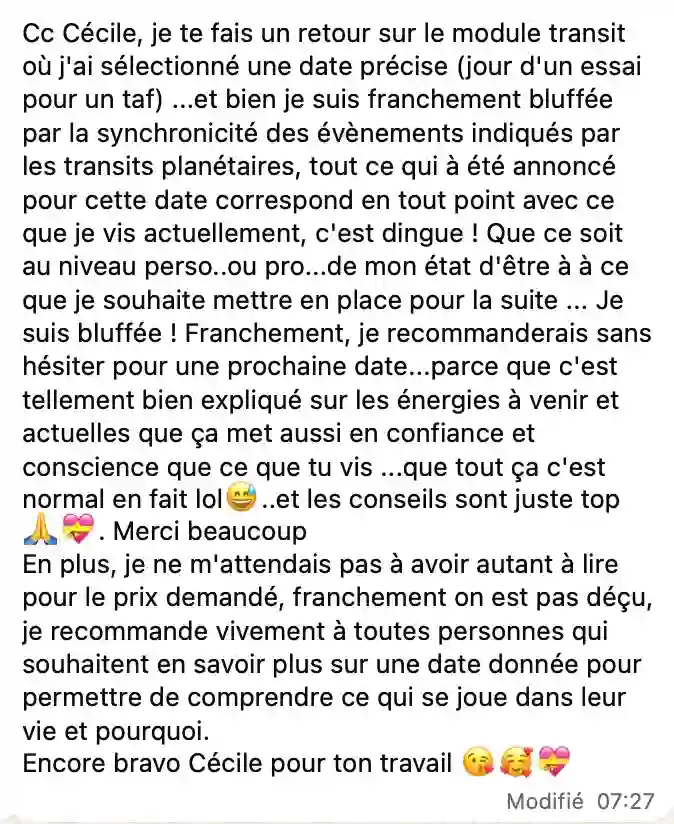 Témoignage